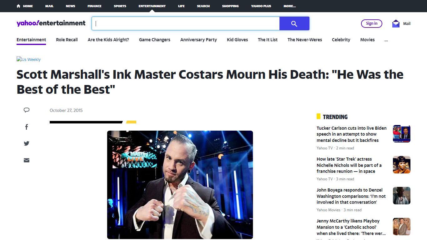 Scott Marshall's Ink Master Costars Mourn His Death: "He Was the Best ...